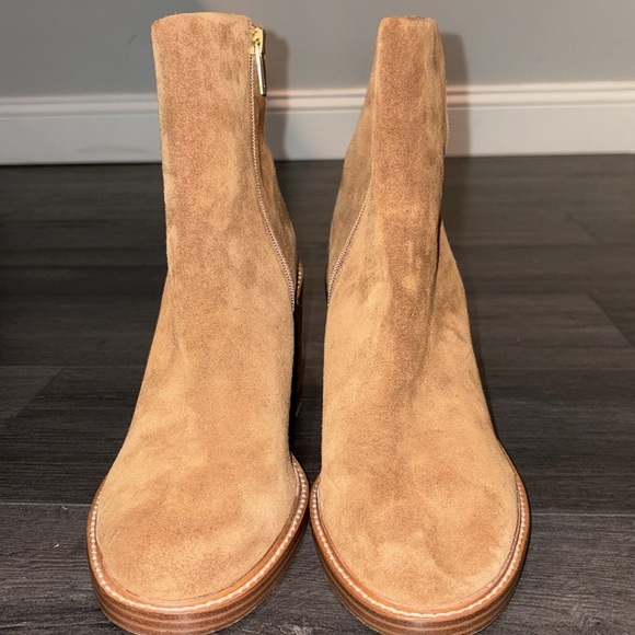 Marc Fisher Haleena Suede Ankle Boot Size 10 Cocco - Picture 6 of 10